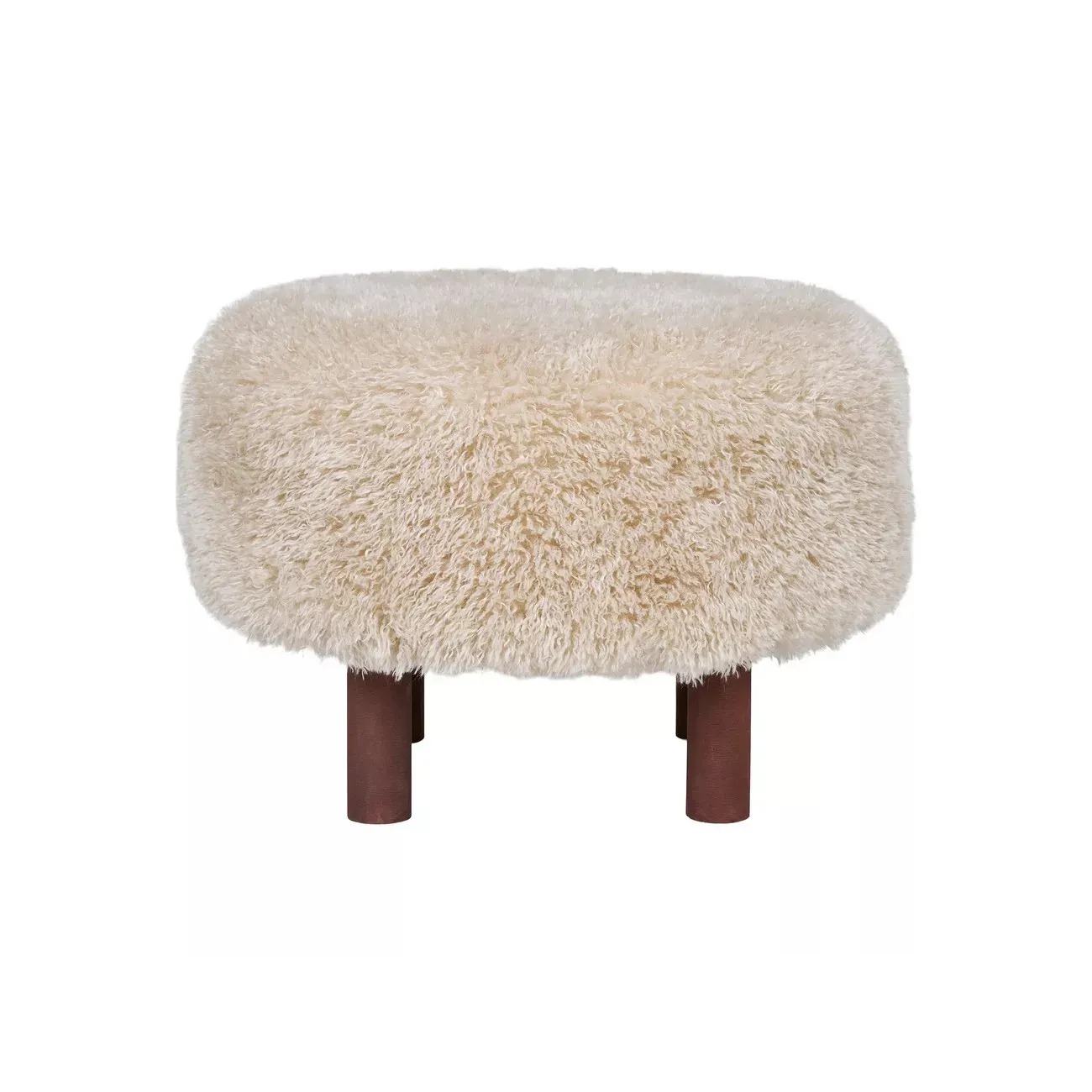 Inverness - Sitzsack aus Kunstpelz in beige