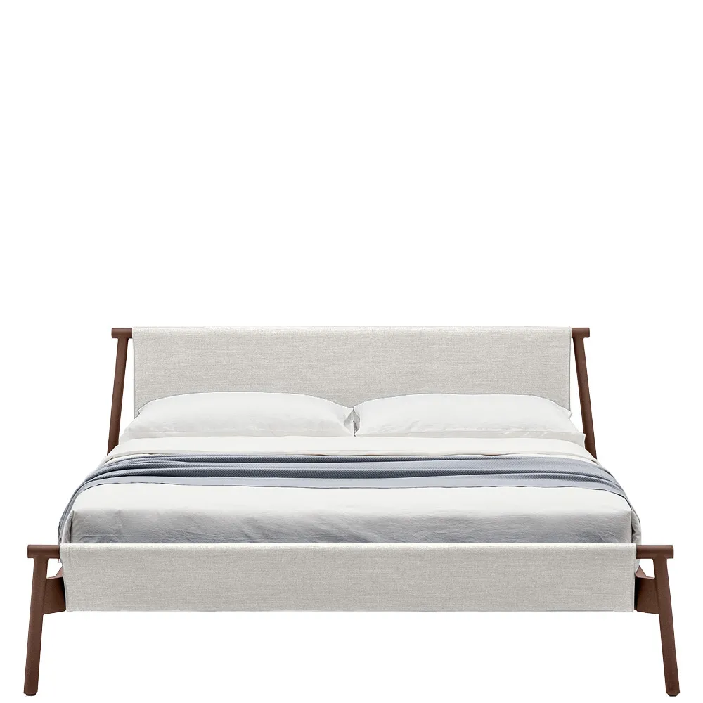 Designerbett mit Metallgestell "Jacco"