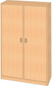 Schrank mit Türen für Kindergarten und Kita günstig