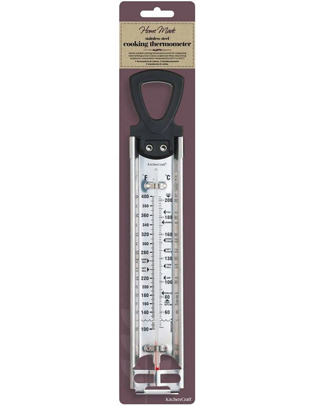 Kitchen Craft Edelstahl-Kochthermometer