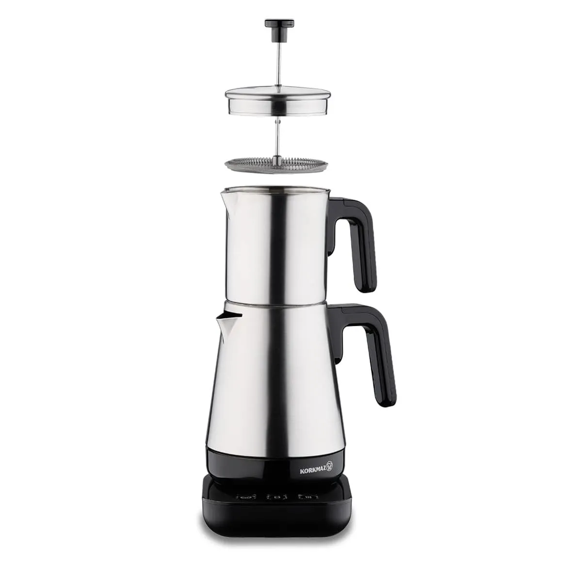 Korkmaz MODERNA A850 Teekocher mit French Press Funktion