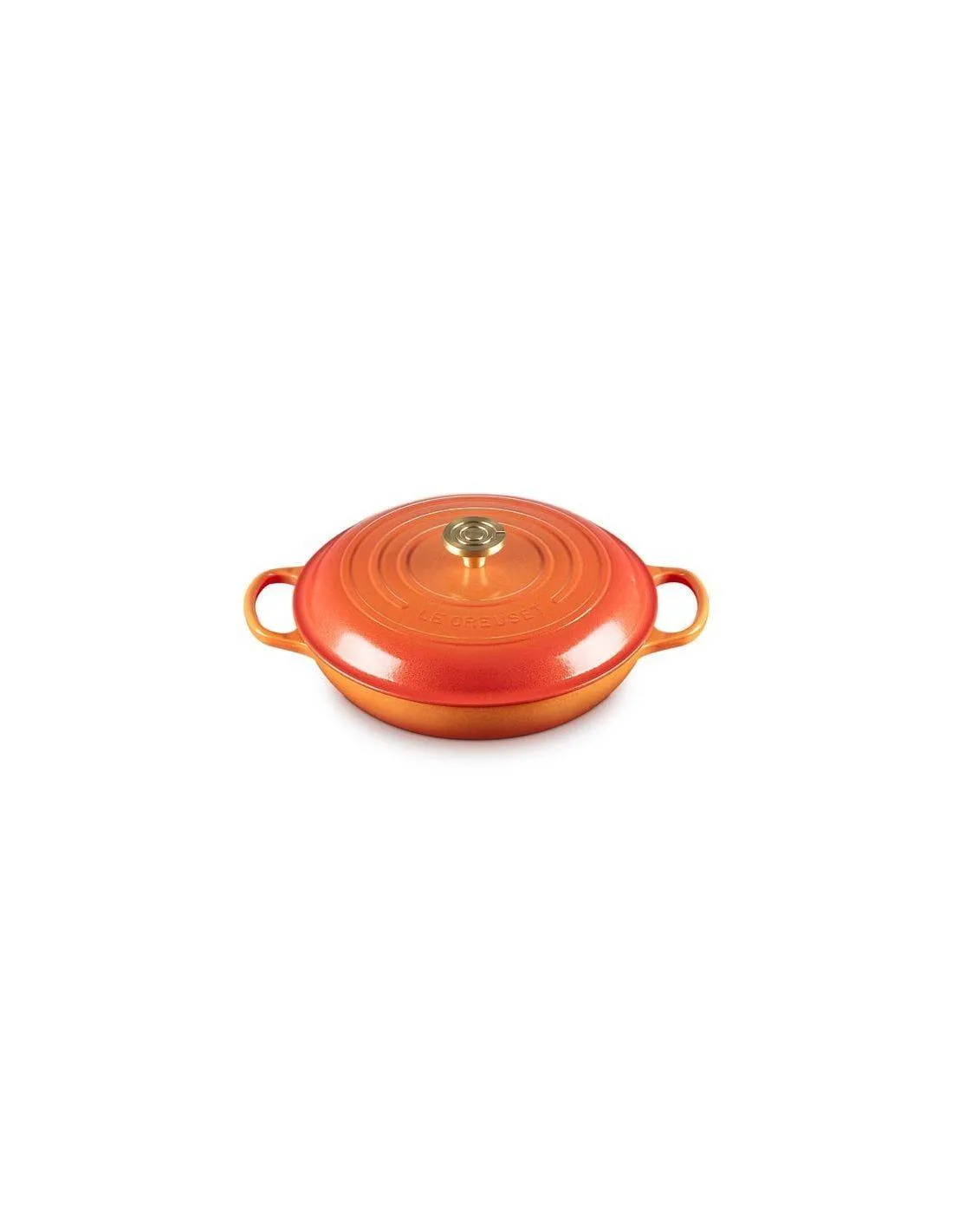 Le Creuset 30cm Gourmet-Profitopf Flamme Dorrée aus Gusseisen