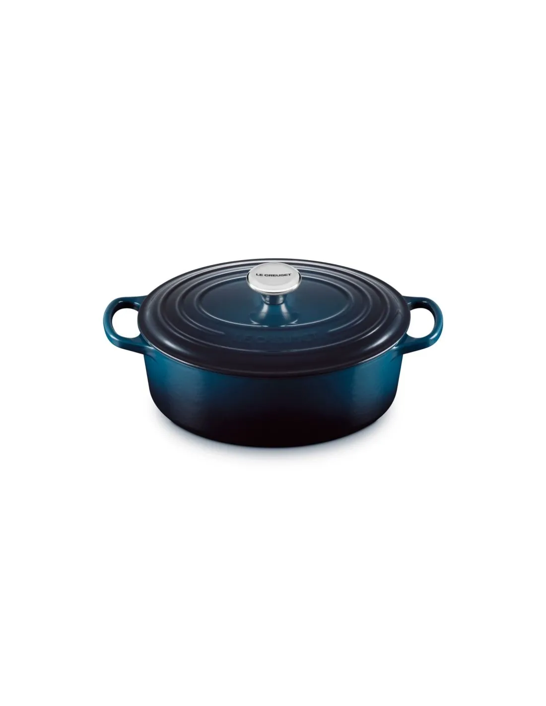 Le Creuset Cocotte Ovaler Bräter aus Gusseisen 27cm