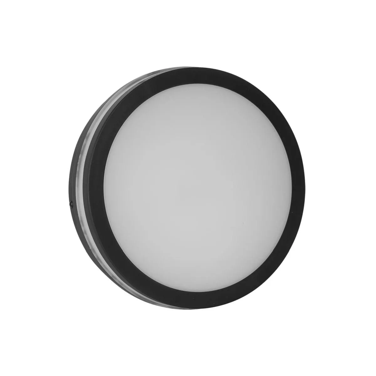 LED Außenwandleuchte rund anthrazit 18W 1550lm 4000K Ø 22cm Kanlux Beno