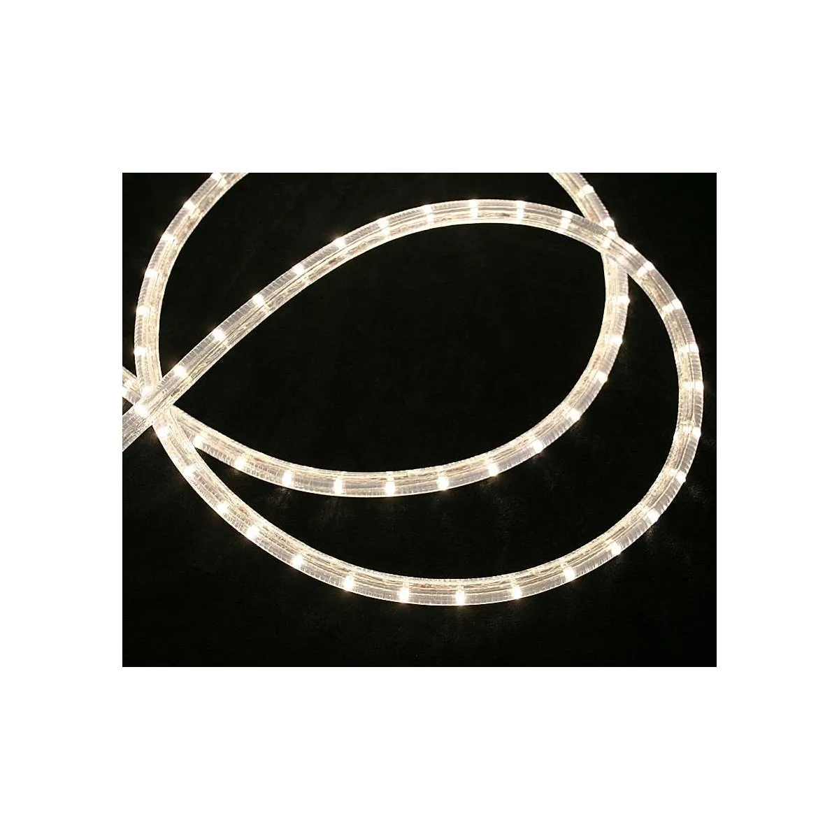 LED Lichtschlauch warmweiss 36 LEDs/m 3,2W/m 230V anschlußfertig 15m