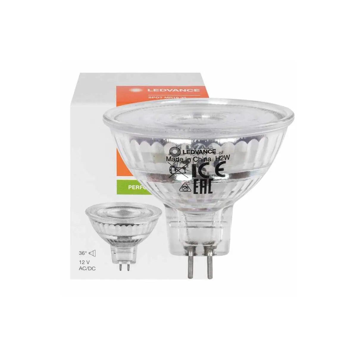 LED-Strahler MR16, GU5,3 12V 2,6W 230 lm 2700K