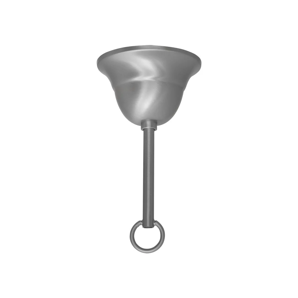 Leuchtenaufhängung mit Baldachin nickel matt