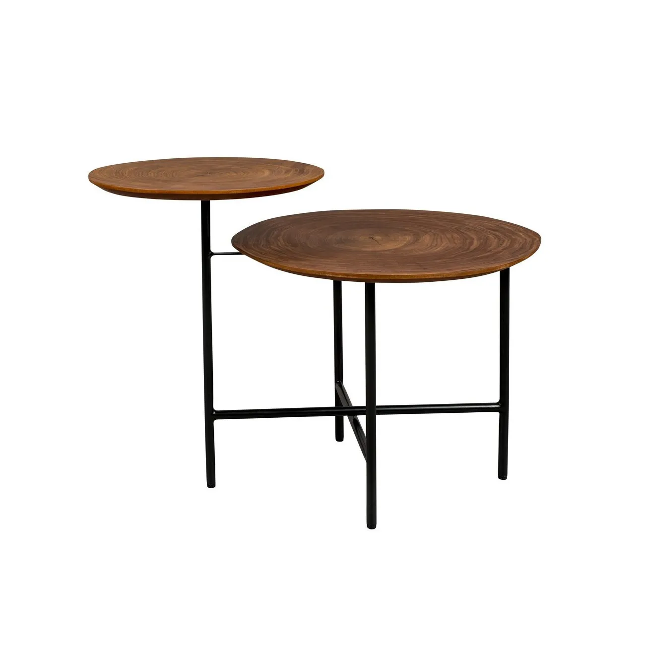 MATHISON - Couchtisch mit Walnuss-Finish