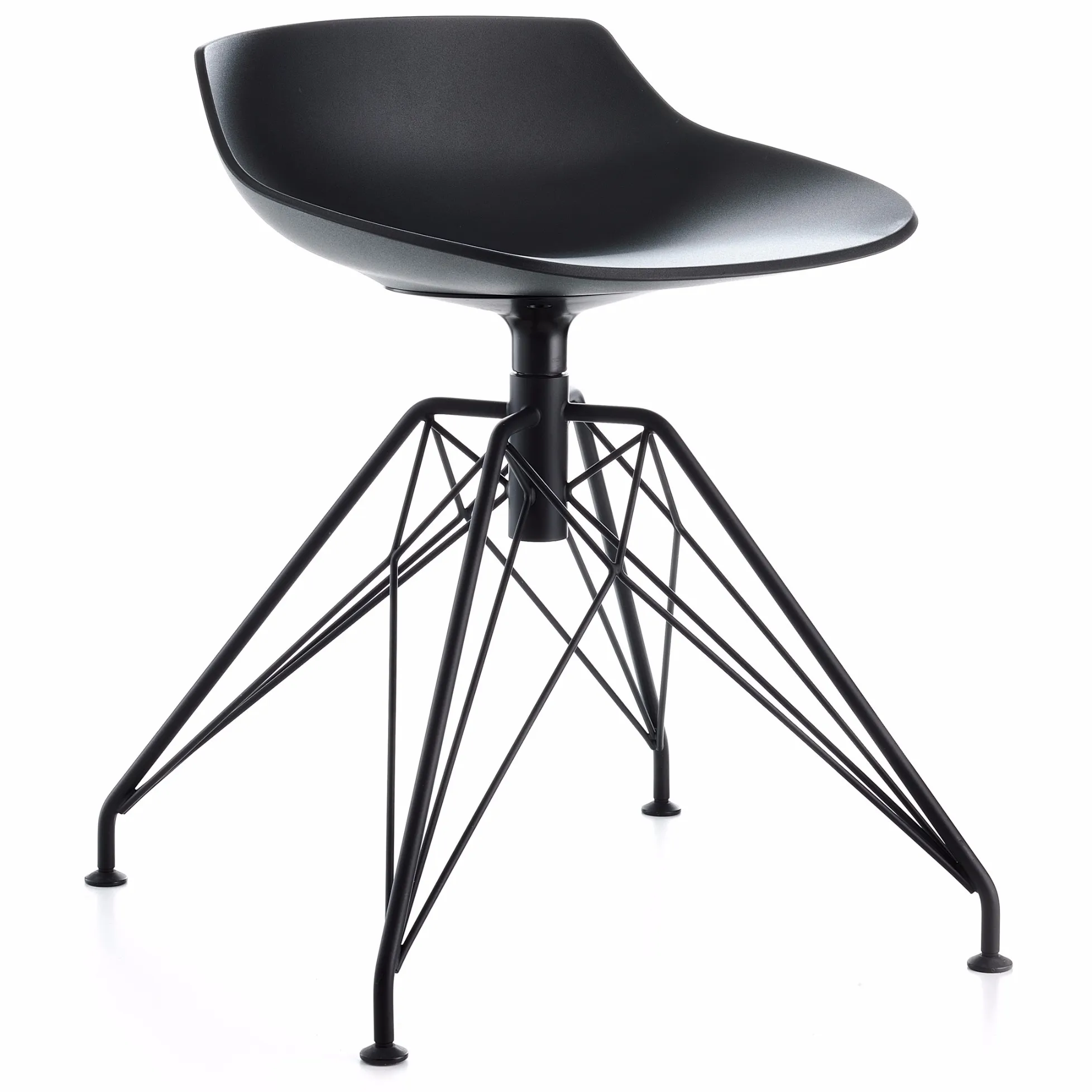 Flow Stool mit LEM 4-Fuß-Gestell von MDF Italia