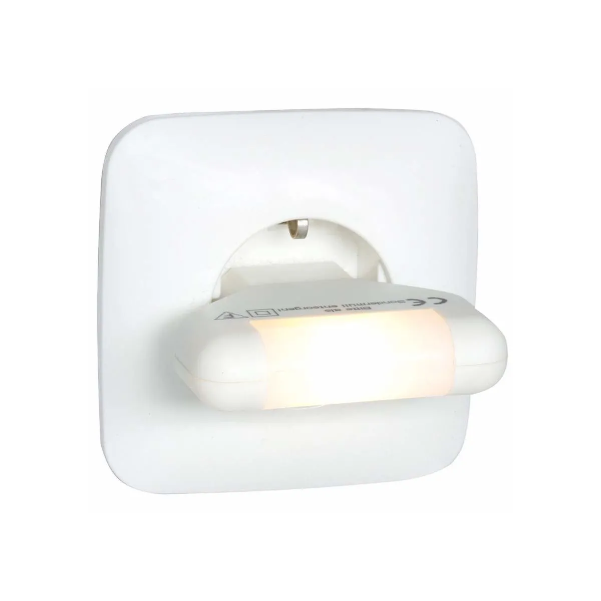 Megaman LED Nachtlicht weiß mit 0,2W LED warmweiß 2700K