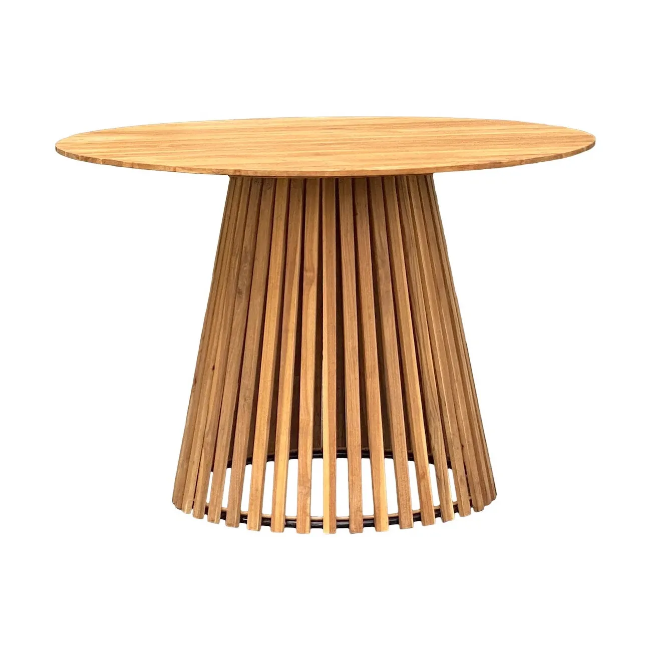 NASHVILLE - Runder Gartentisch aus Teakholz D130