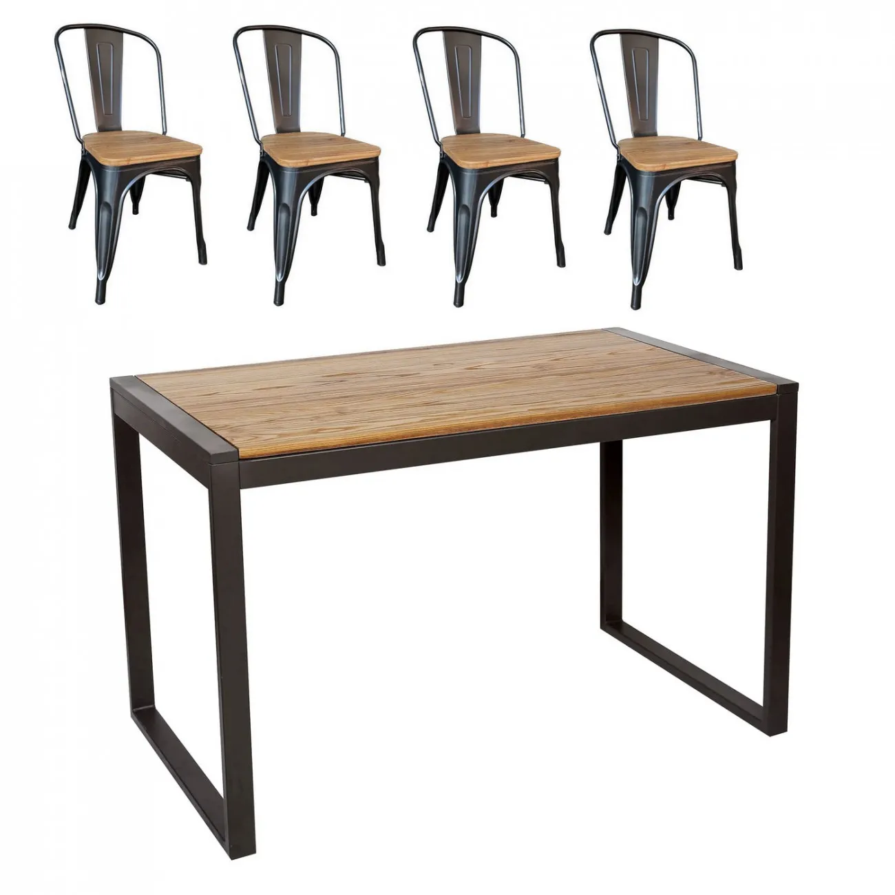 NEVADA - Essgruppe 120 cm Natur