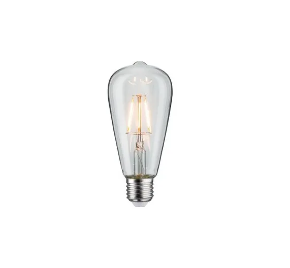 NicePrice LED Leuchtmittel 3964 Kolben E27 4W 470Lumen Warmweiß Glas klar
