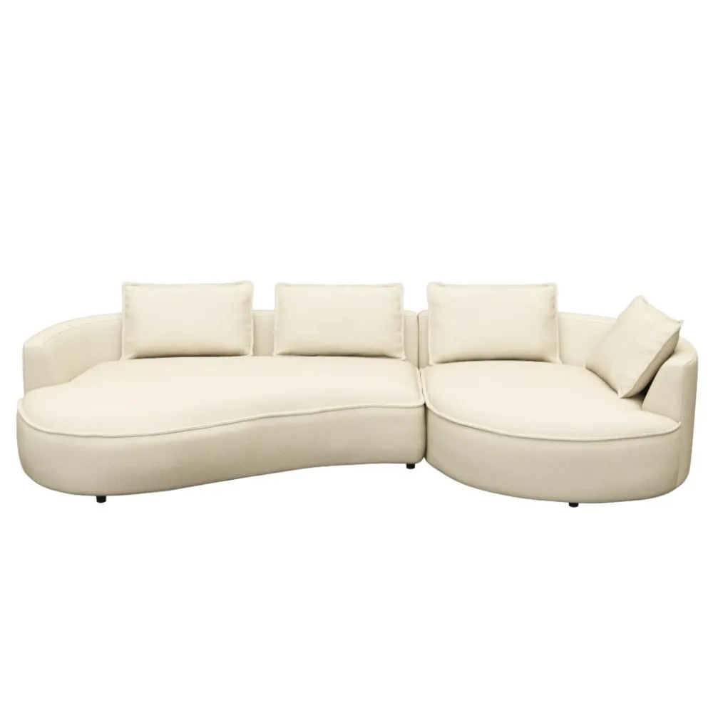 Rundes Sofa "Samona" 3-Sitzer
