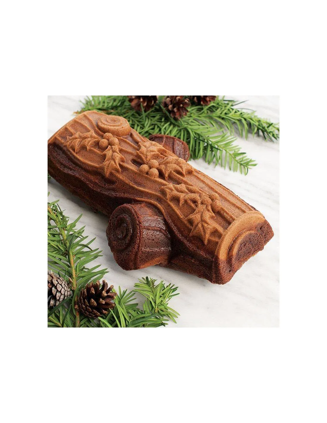 Nordic Ware Yule Log Pan Silber