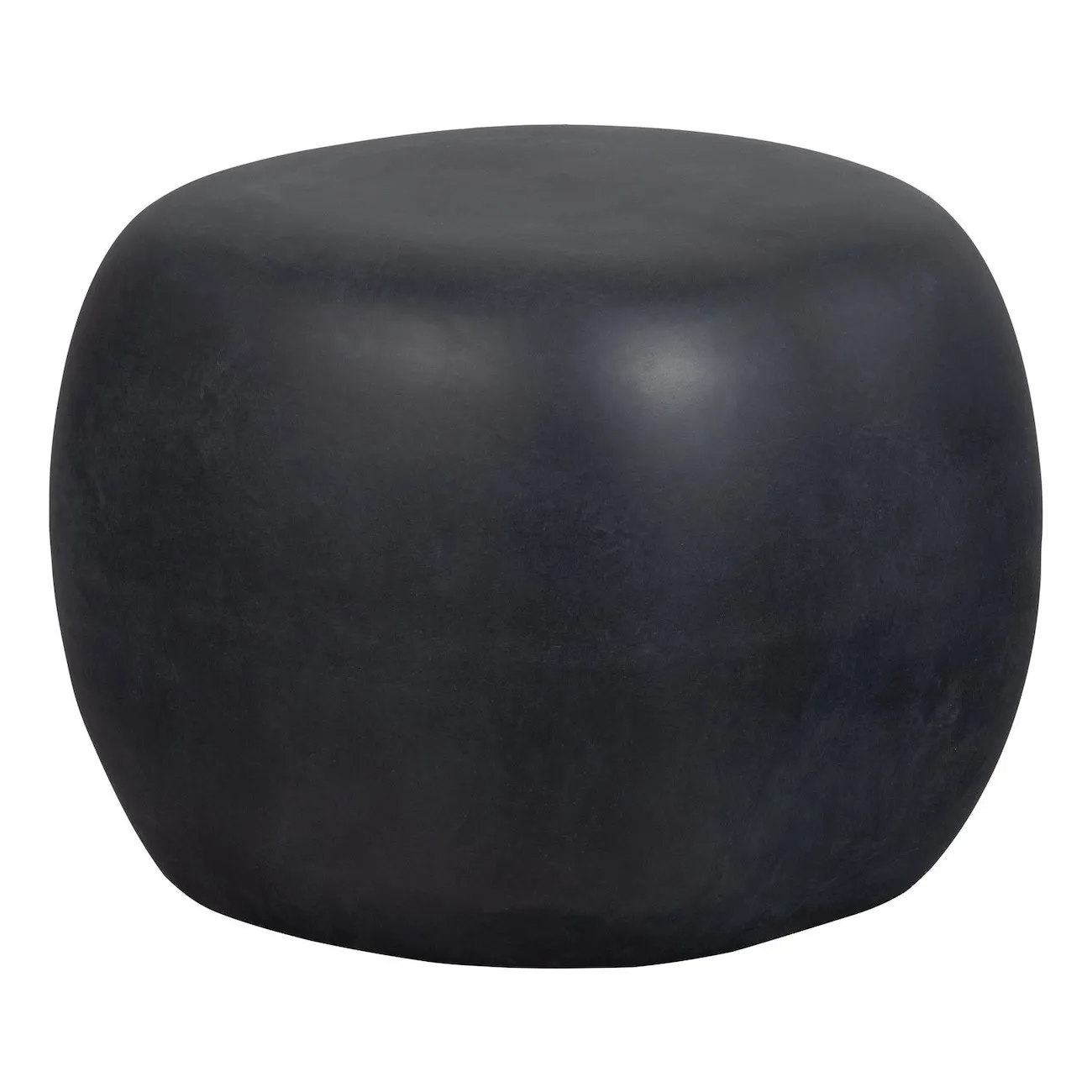 PEBBLE - Beistelltisch in anthrazitfarbener Betonoptik