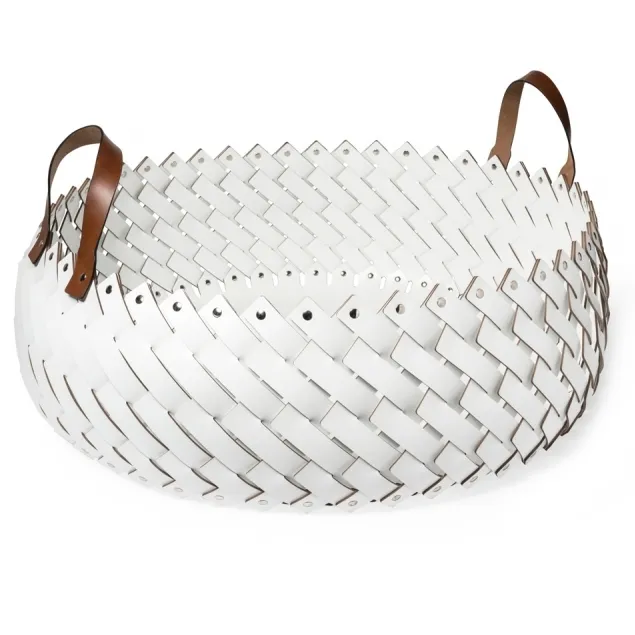 Almeria Large Leder-Korb von Pinetti