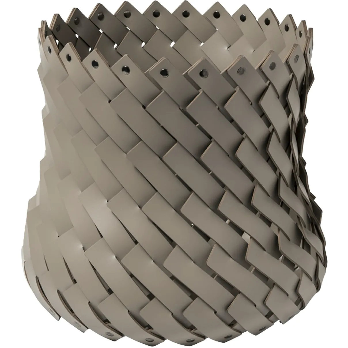 Almeria Medium Leder-Korb von Pinetti