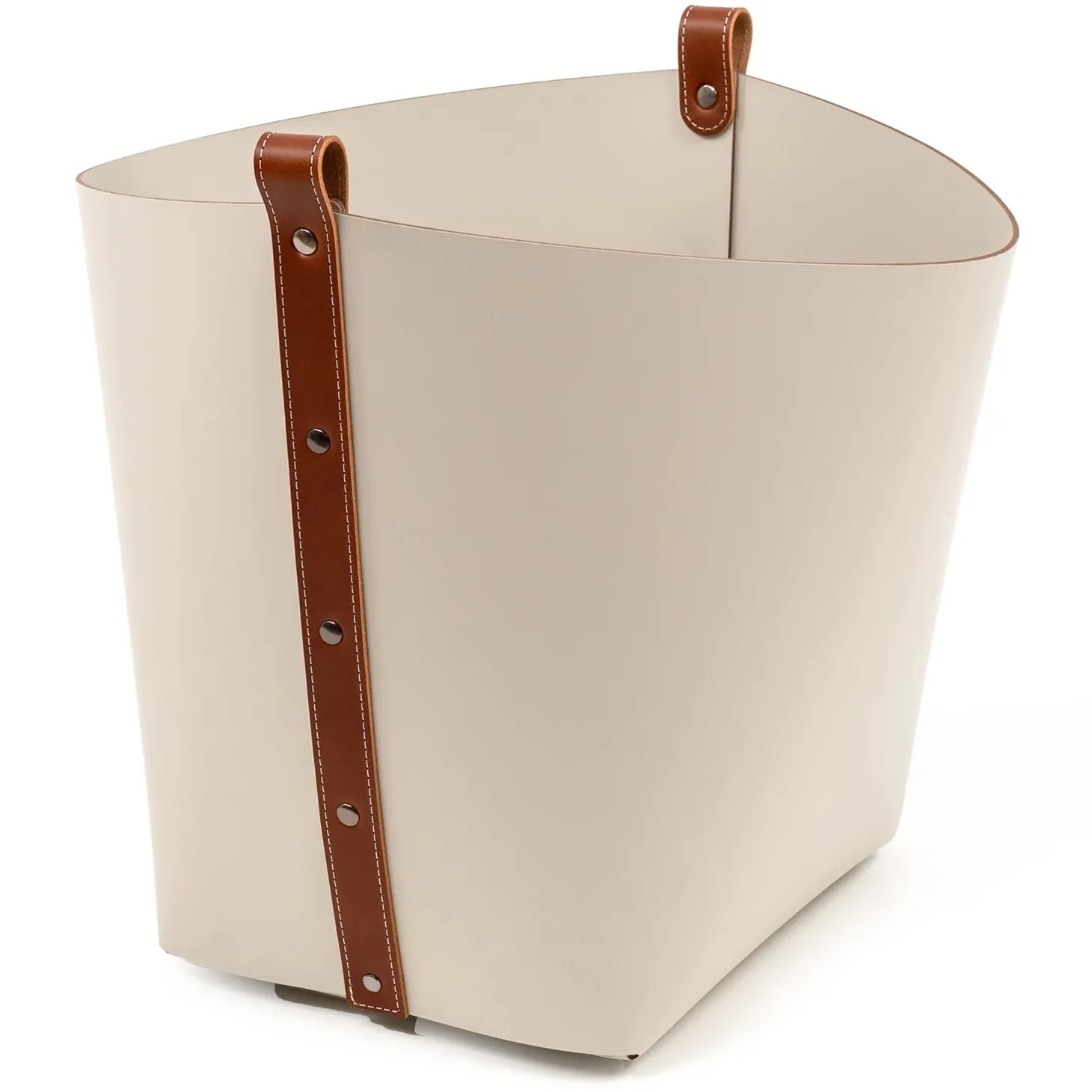 Leder-Korb Ovo Large von Pinetti