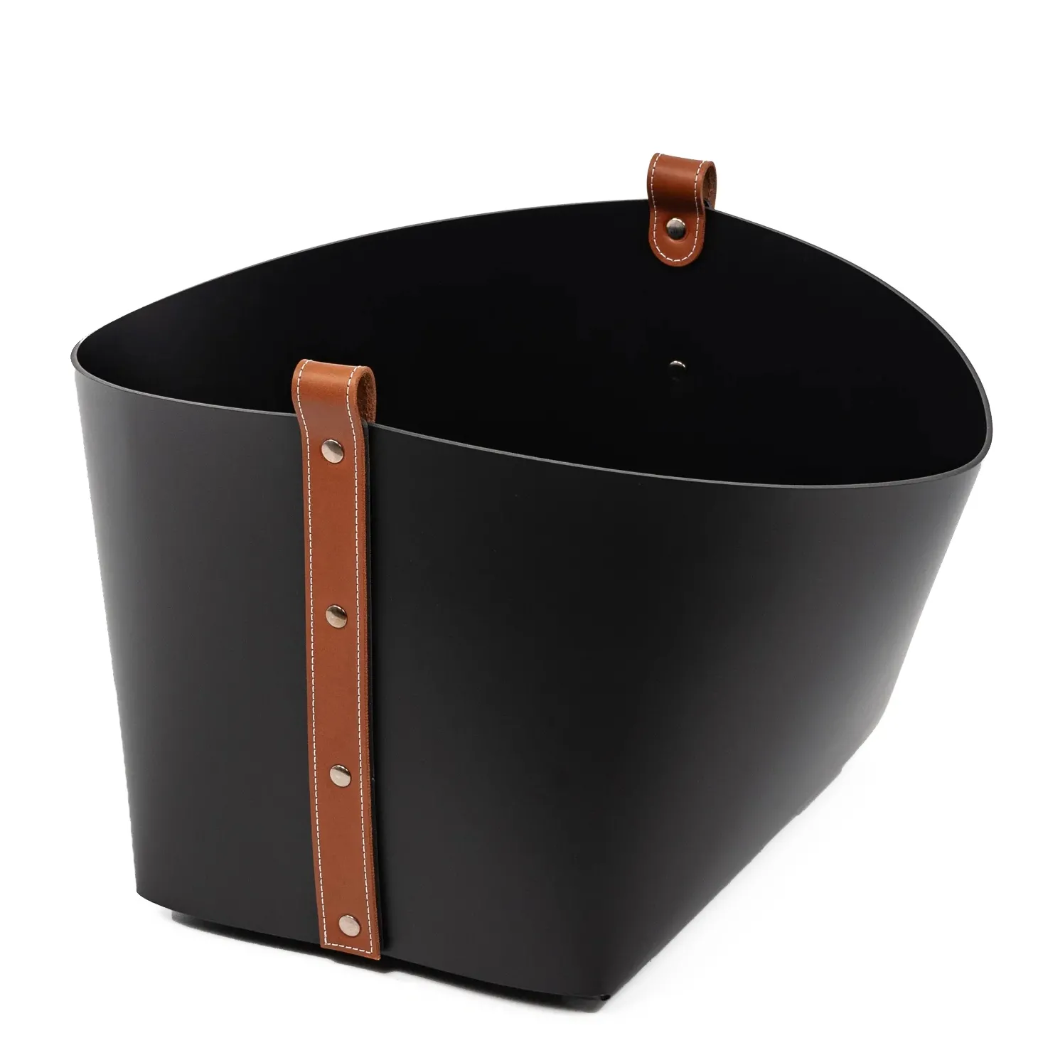 Leder-Korb Ovo Small von Pinetti