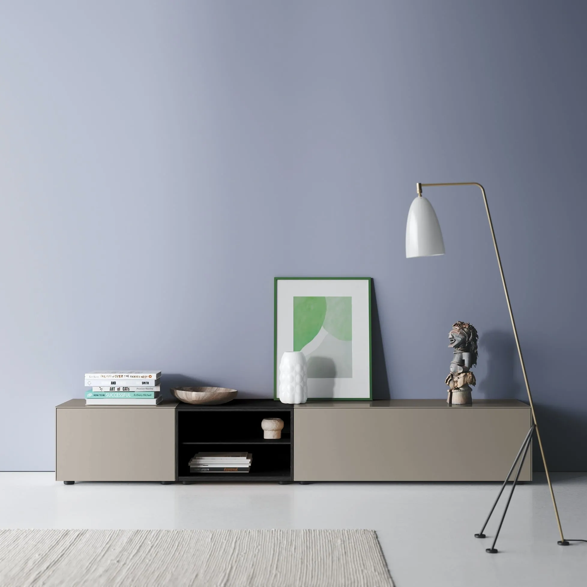 Edit/Q Sideboard (Farbig / Höhe 37,5cm) von Piure