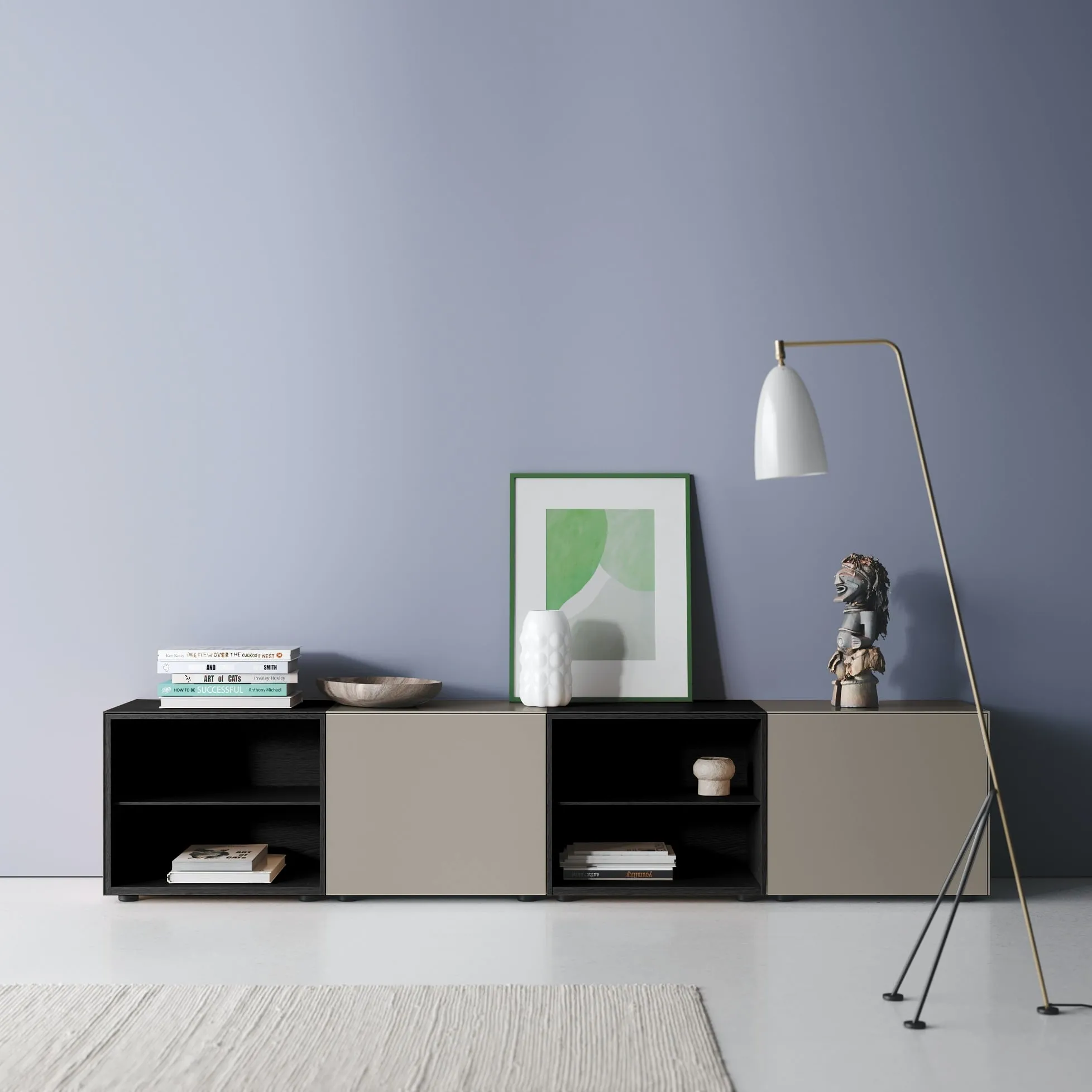 Edit/Q Sideboard (Farbig / Höhe 50cm) von Piure