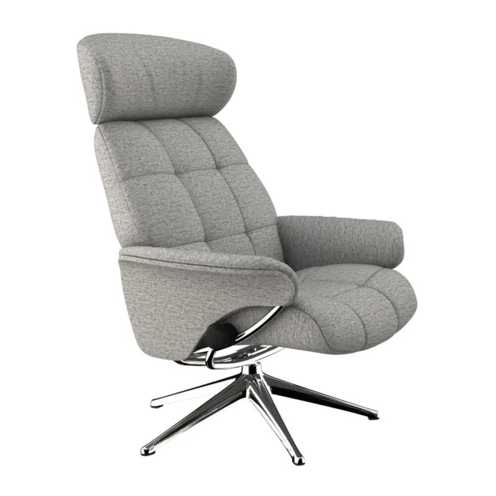 Relaxsessel - auch mit Hocker "Skag" Stoffbezug