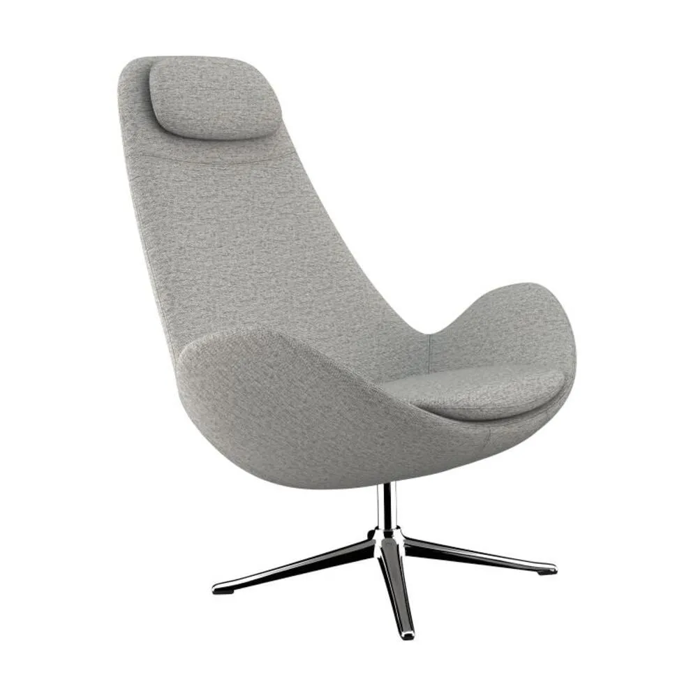 Relaxsessel - auch mit Hocker "Gisa High" Stoffbezug