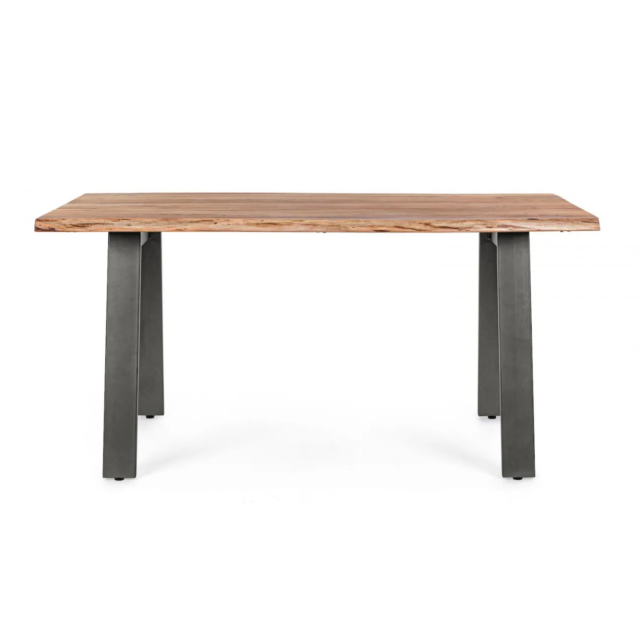 ROBIN - Esstisch aus Holz und Stahl L 160