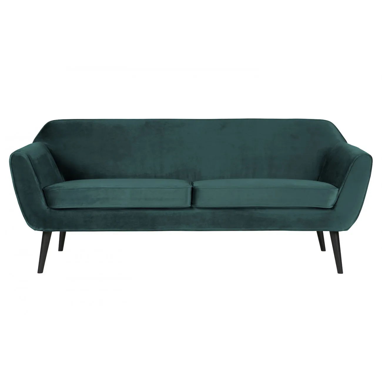 ROCCO - Sofa aus Samt L187, Entenblau