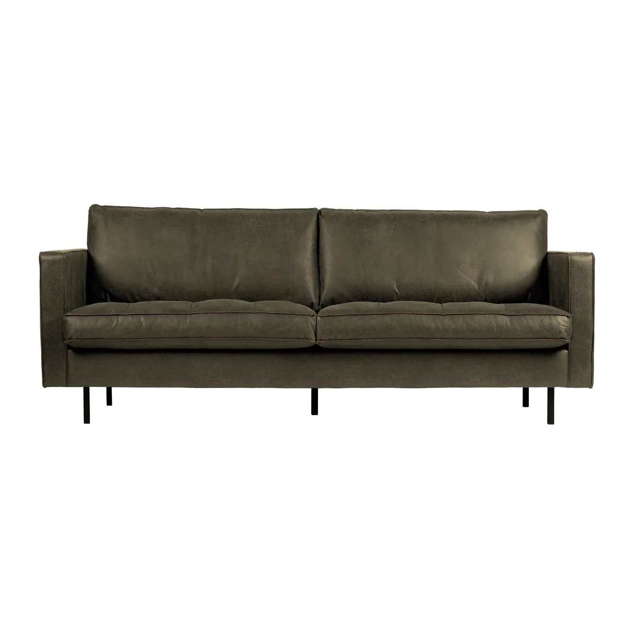 RODEO - 3 Sitzer Sofa aus vintage Leder grün
