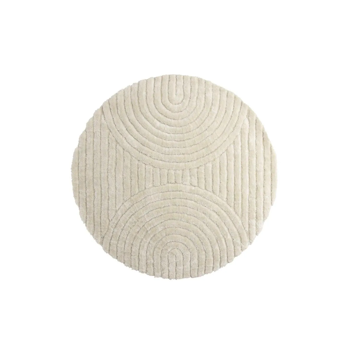 Rund Teppich Niklas 200*200cm - Weiß