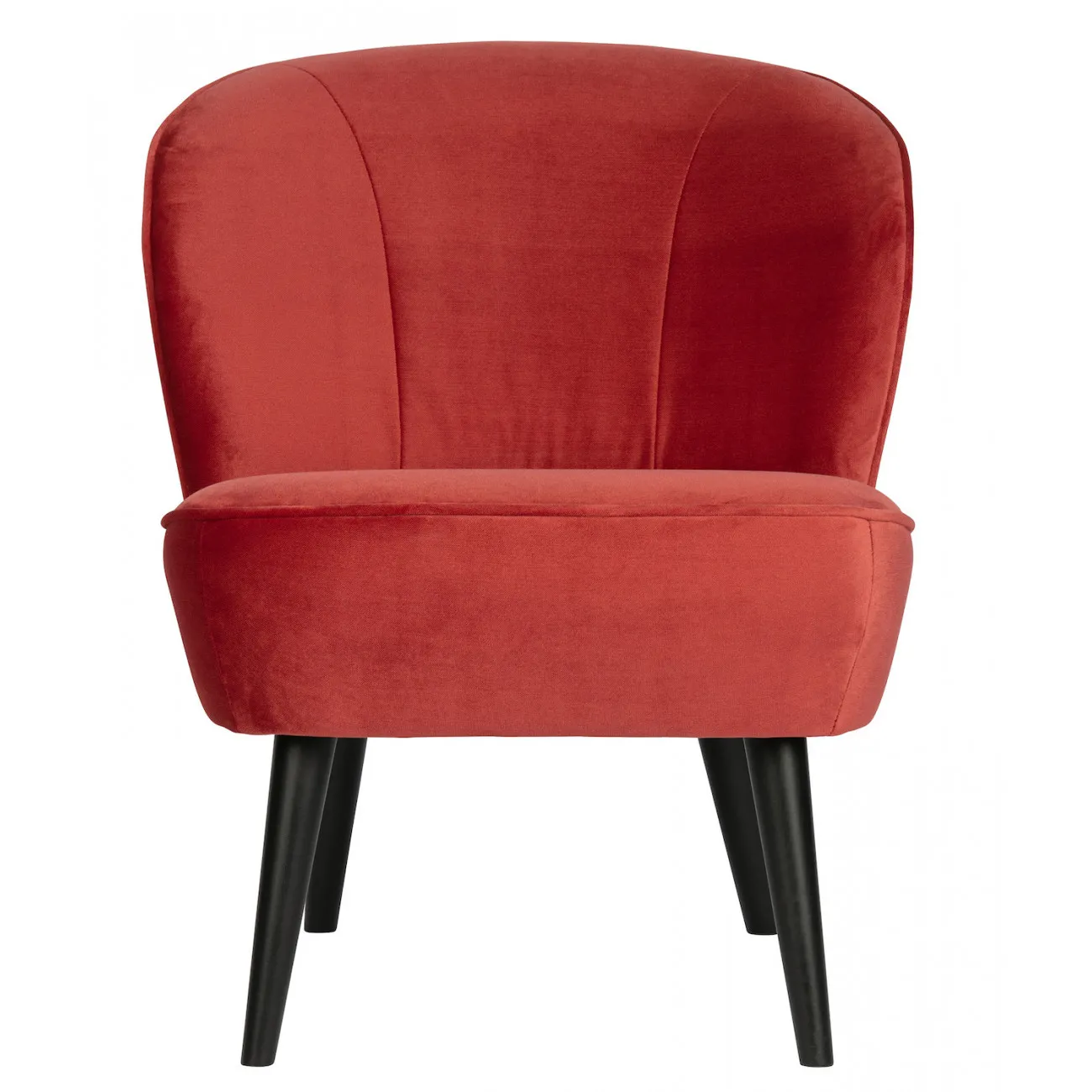 SARA - Sessel aus himbeerfarbenem Samt
