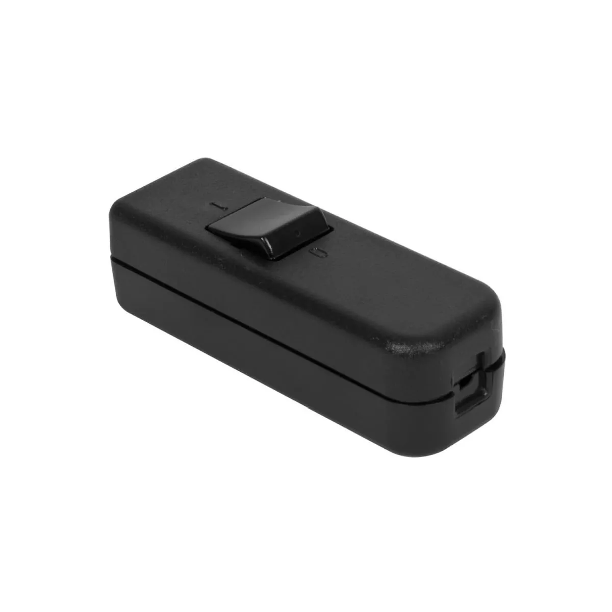 Schnur-Zwischenschalter 6(4)A schwarz Schnurschalter