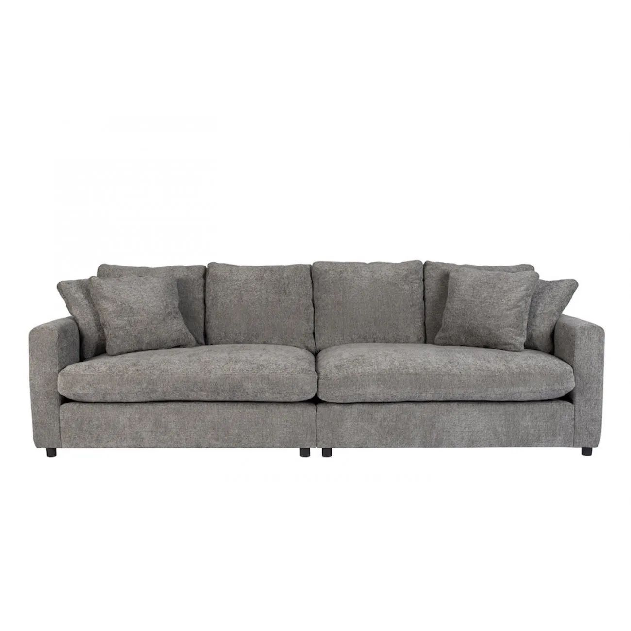 SENSE - 3-Sitzer-Sofa aus grauem Stoff
