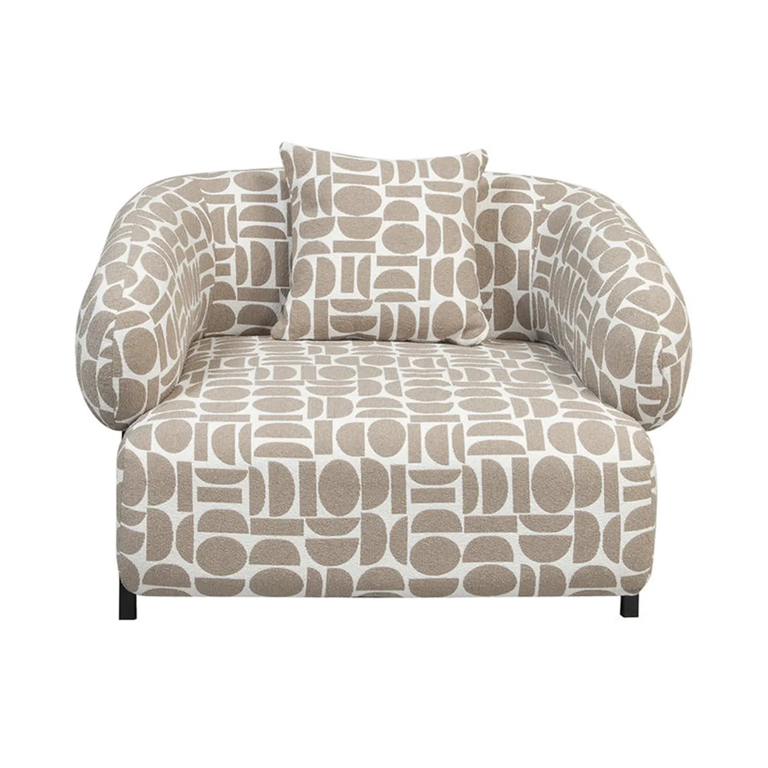 Sessel Kathmandu - Grau & Beige