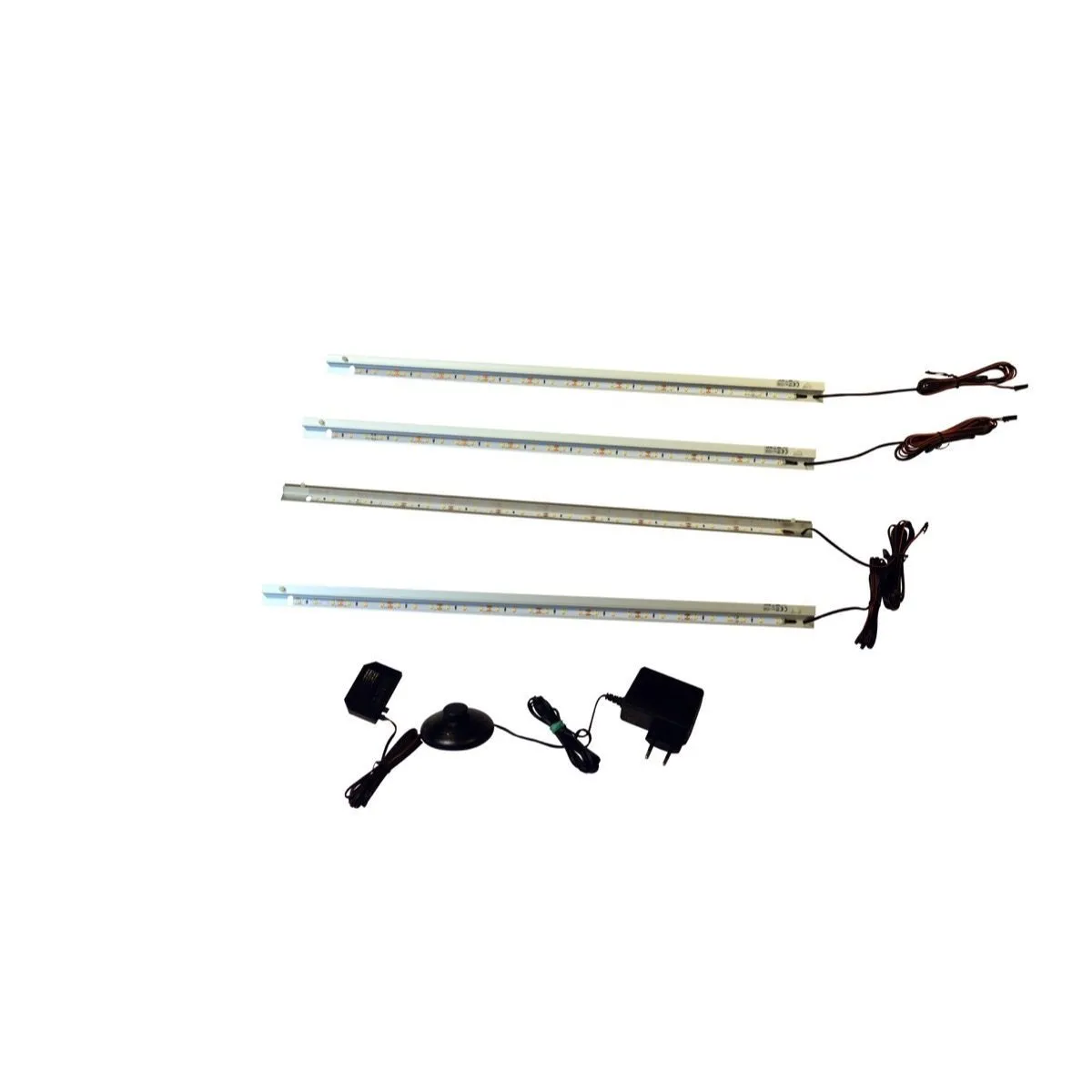 set one by Musterring York 4er Set LED-Glasbodenbeleuchtung Type 192K und 243W