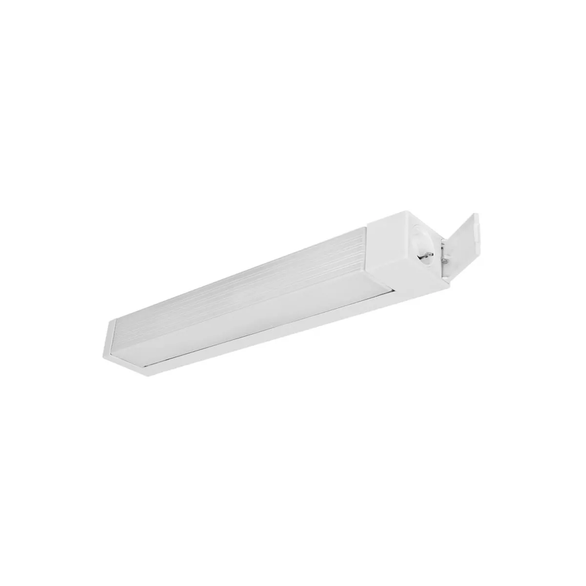 Spiegelleuchte Glas opal Schalter + Steckdose 3flg. Badlampe RZB