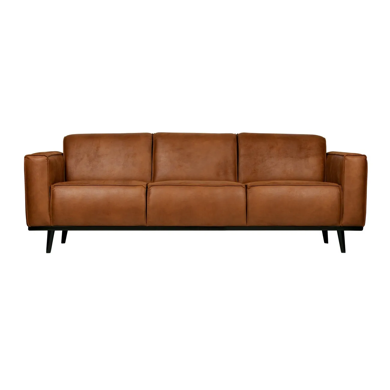 STATEMENT - 3-Sitzer-Sofa aus Leder, braun