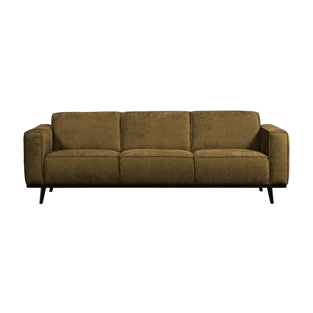 STATEMENT - 3-Sitzer-Sofa aus Samt kupferbraun