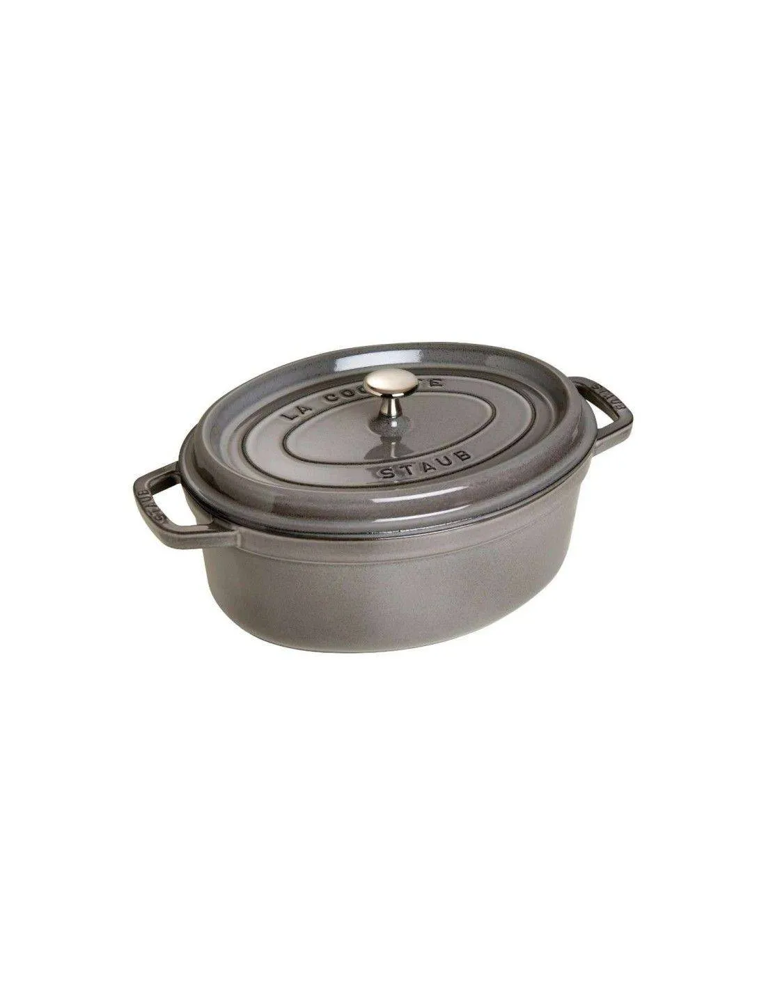 Staub Cocotte 27 cm oval Gusseisen