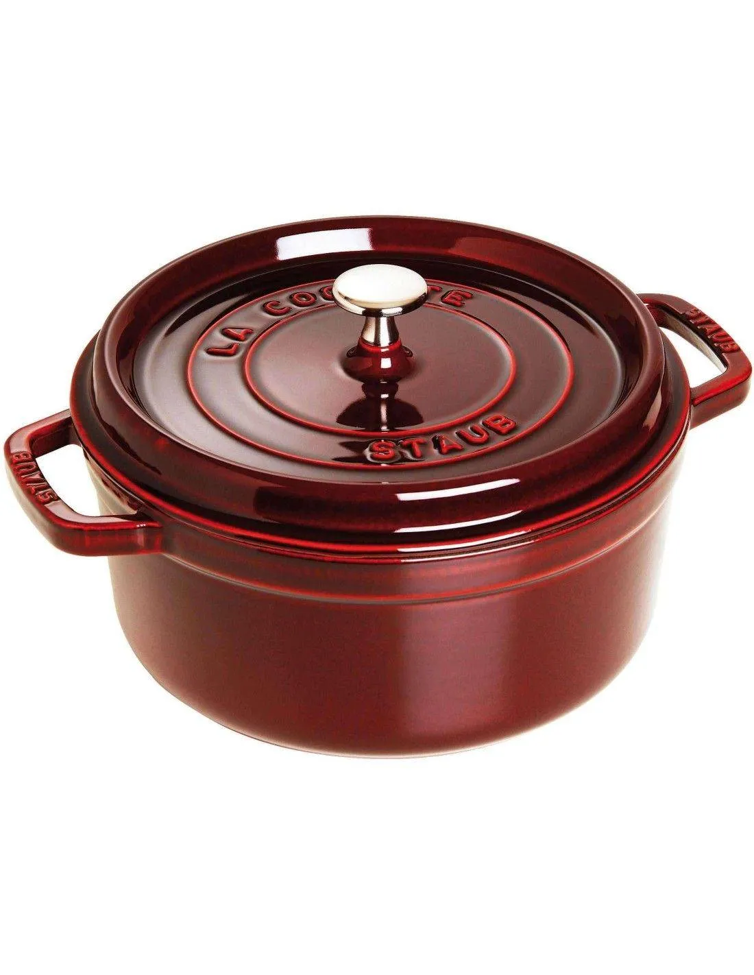 Staub Cocotte 26 cm rund Gusseisen