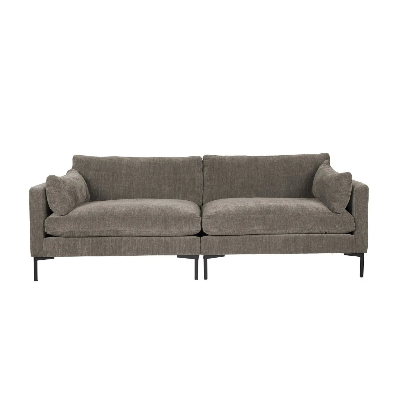 SUMMER - 3-Sitzer Stoffsofa B 230, Kaffee