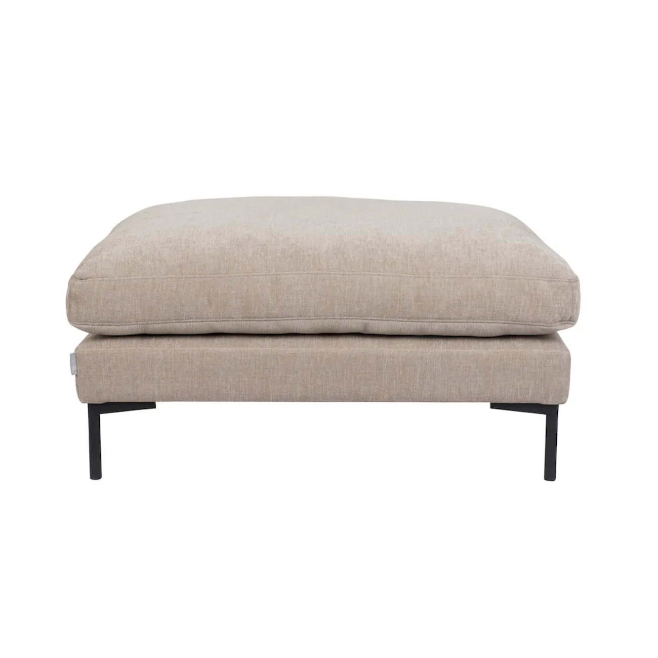 SUMMER - Sitzhocker aus Stoff, beig