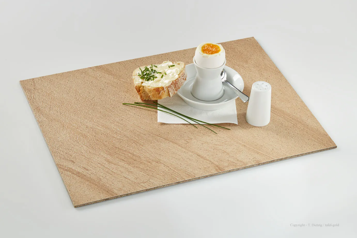 TAFEL-GOLD Tischset Sandstein