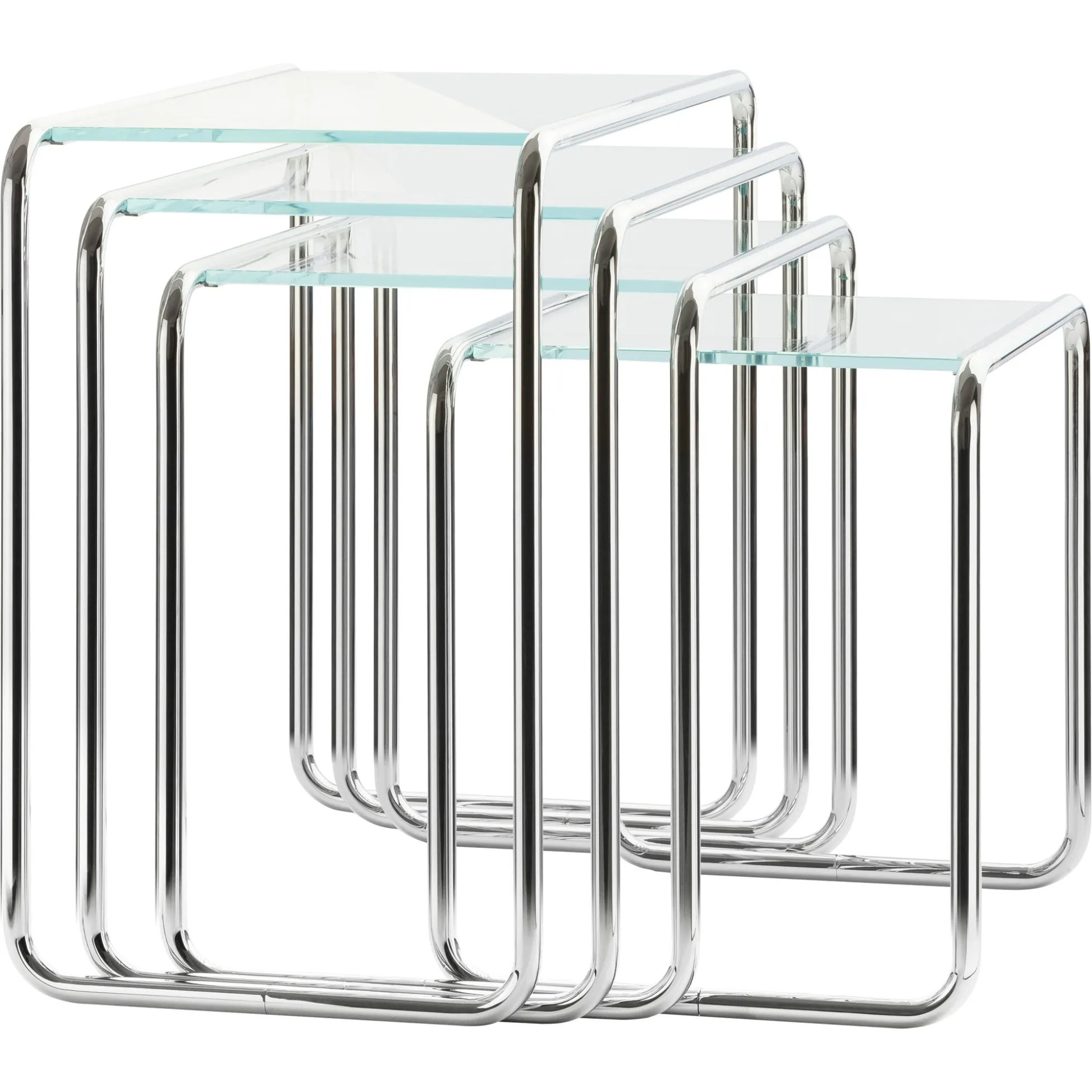 B 9 Glas - Beistelltisch von Thonet