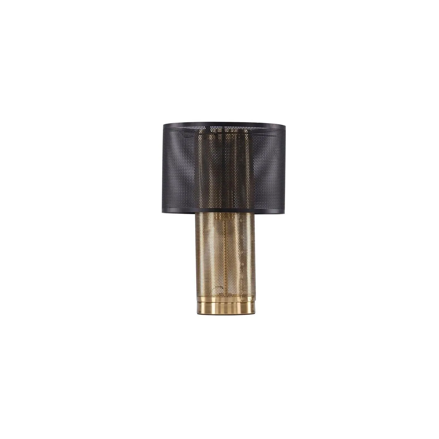 Tischlampe Gap - Gold & Schwarzes Metall