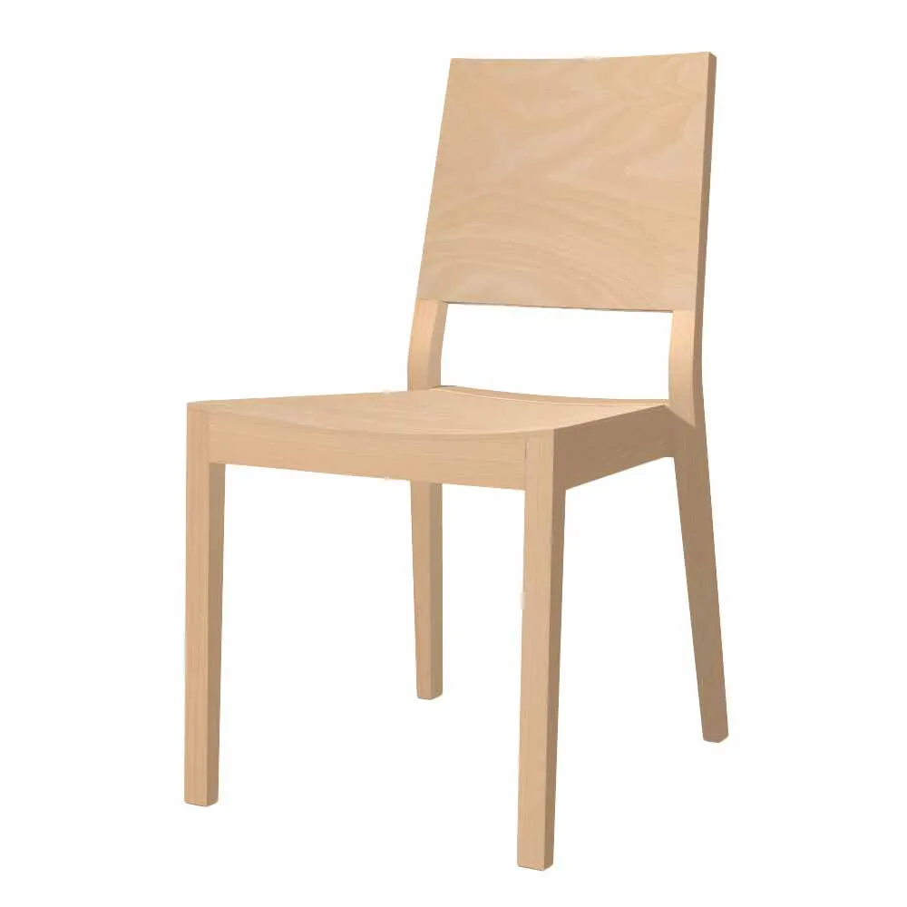 TON Esszimmerstuhl - stapelbar "Lyon 516" Holz