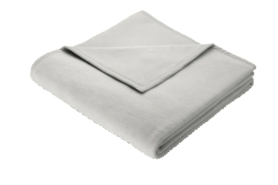 Biederlack Wohndecke Cotton Home silber
