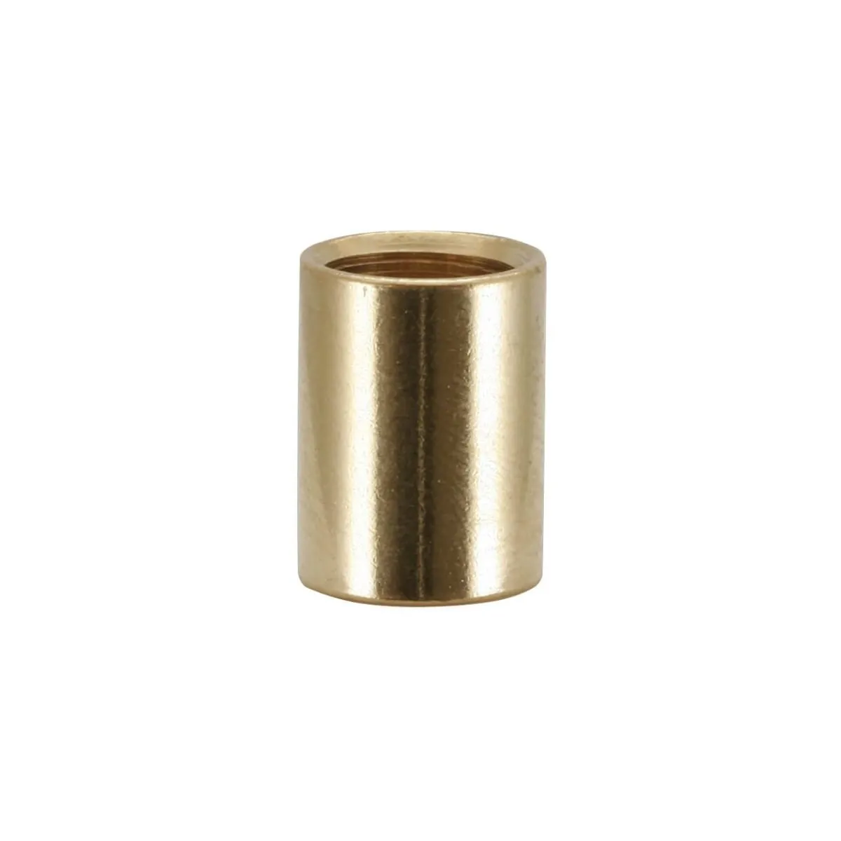 Verbindungsmuffe Messing poliert Gewinde M13 Länge 16mm